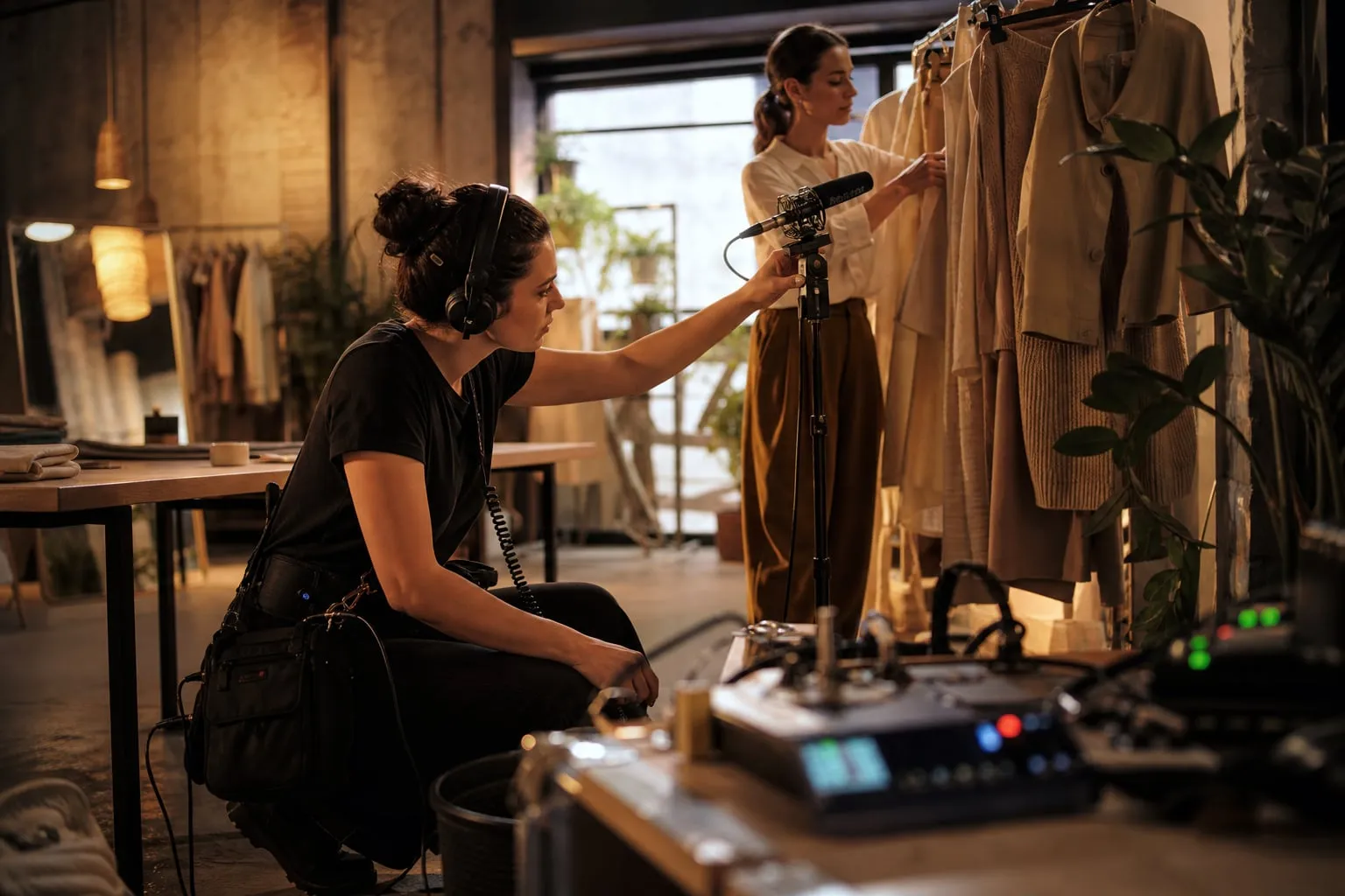 Som em set de moda sustentável: guia de captação