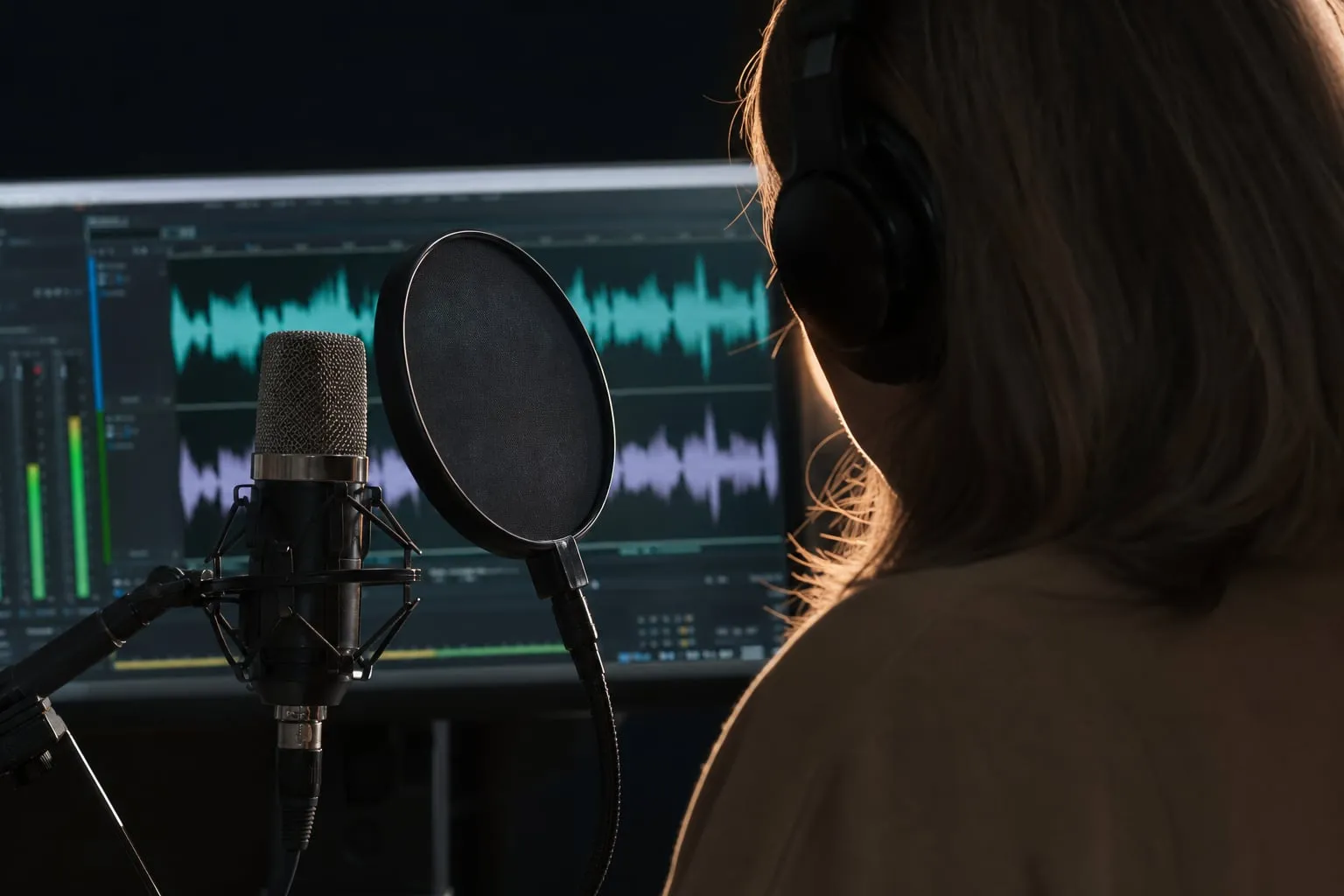Noise gate na voz: ajuste entre frases sem cortar palavras