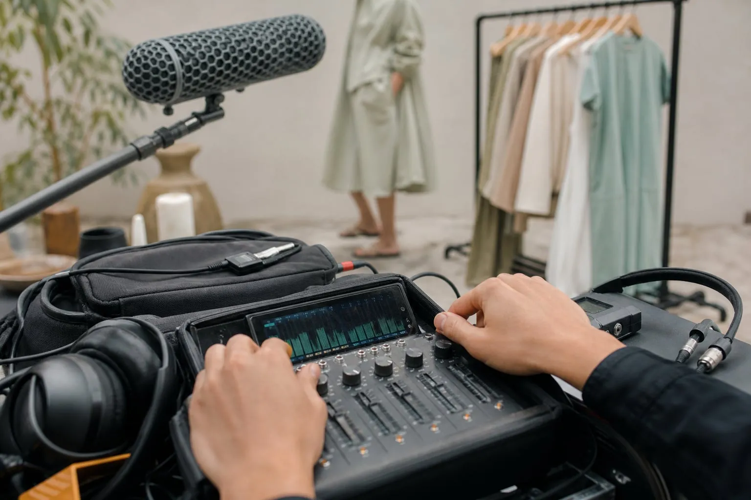 Filmagem de moda sustentável: som, técnica e locais ideais